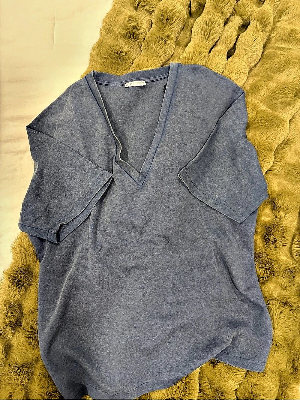 Zara Blue Tunic Size XL Like New